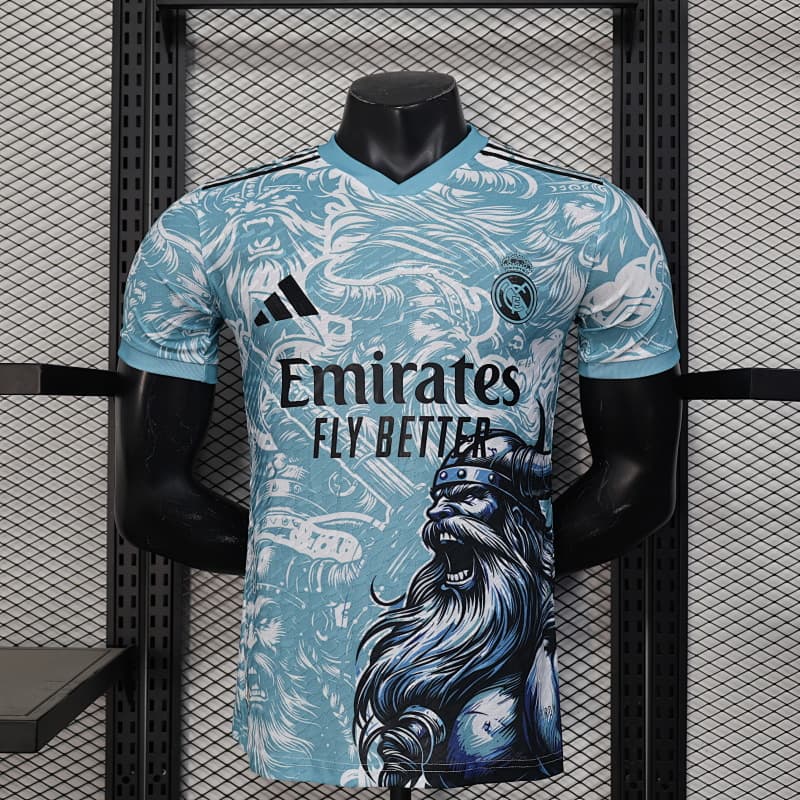 Real Madrid Viking Blue Concept Kit 2025/26 (Player Version)