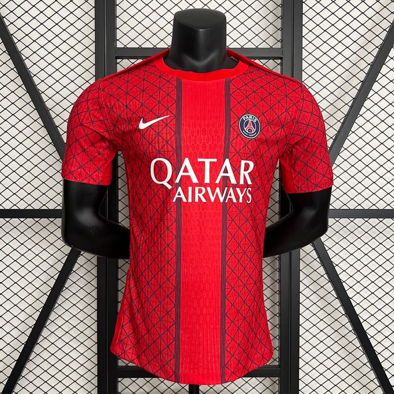 Paris Saint-Germain Red Eiffel Tower Concept Kit 2025/26 (Player Version)