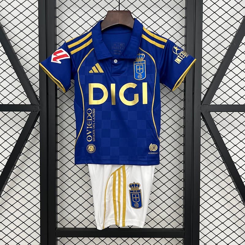 Real Oviedo Home Kids Kit 2025/26