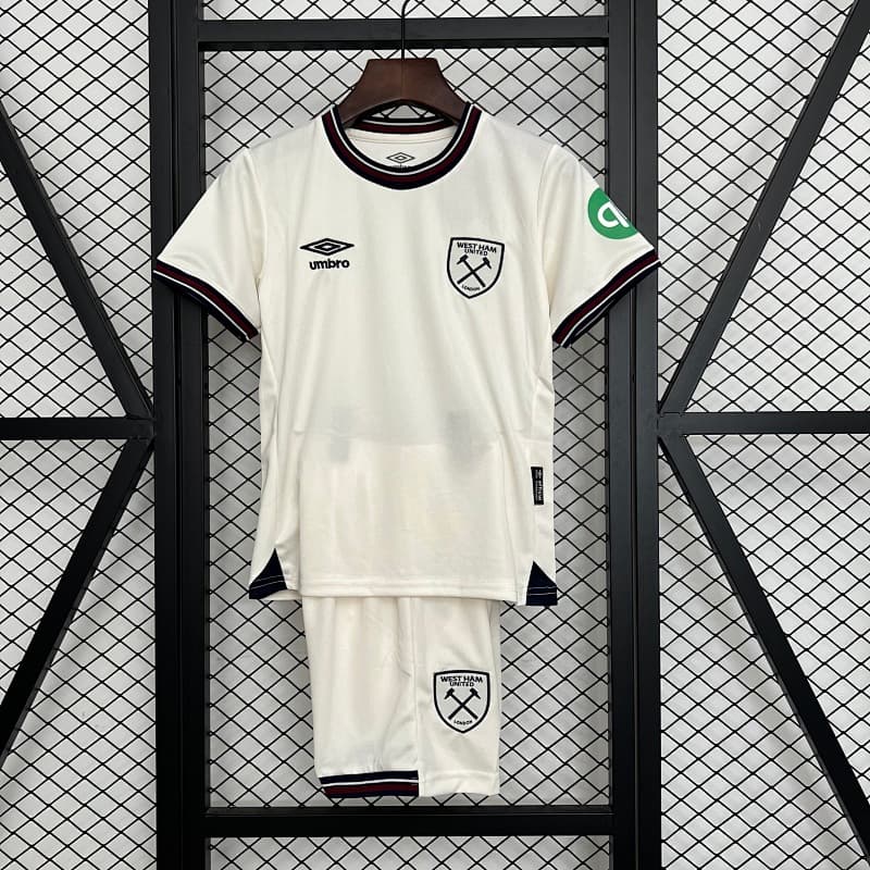 West Ham United Away Kids Kit 2025/26