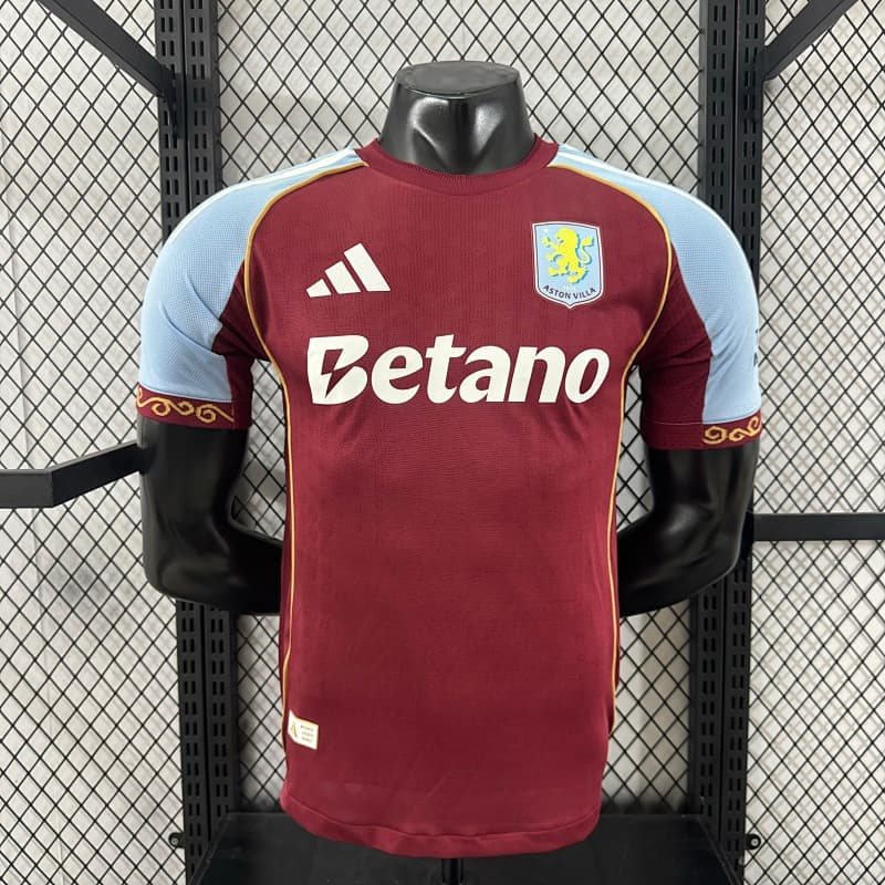 Aston Villa Home Jersey 2025/26 (Player Version)
