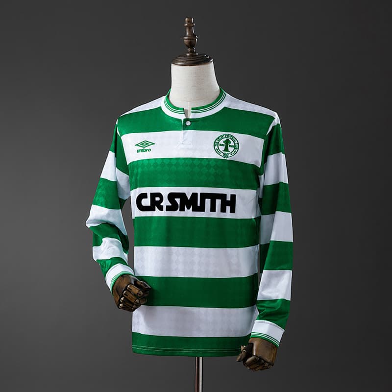 Celtic Home Long Sleeve Jersey 1989/91