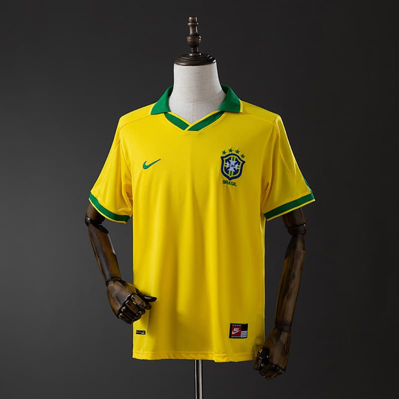 Brazil Home Retro Jersey 1997