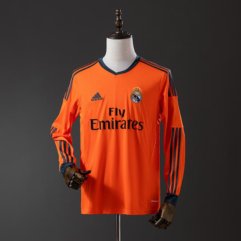 Real Madrid Away Long Sleeve Jersey 2013/14