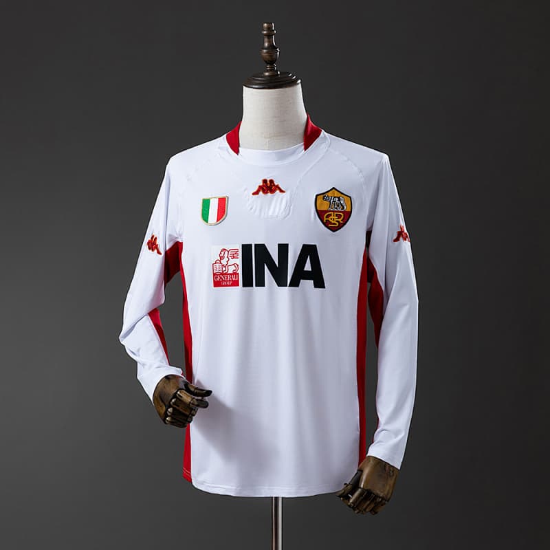 Roma Away Long Sleeve Jersey 2001/02