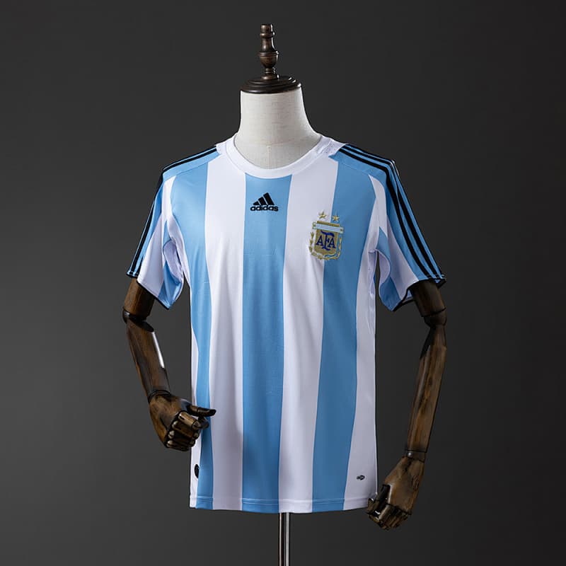 Argentina Home Retro Jersey 2008/10
