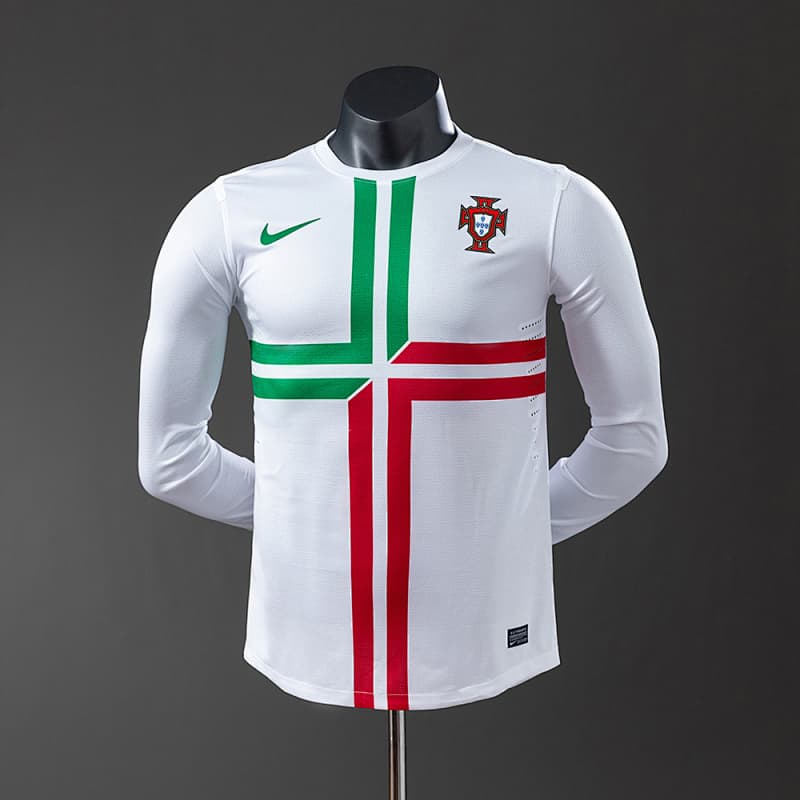Portugal Away Long Sleeve Jersey 2012 (Player Version)