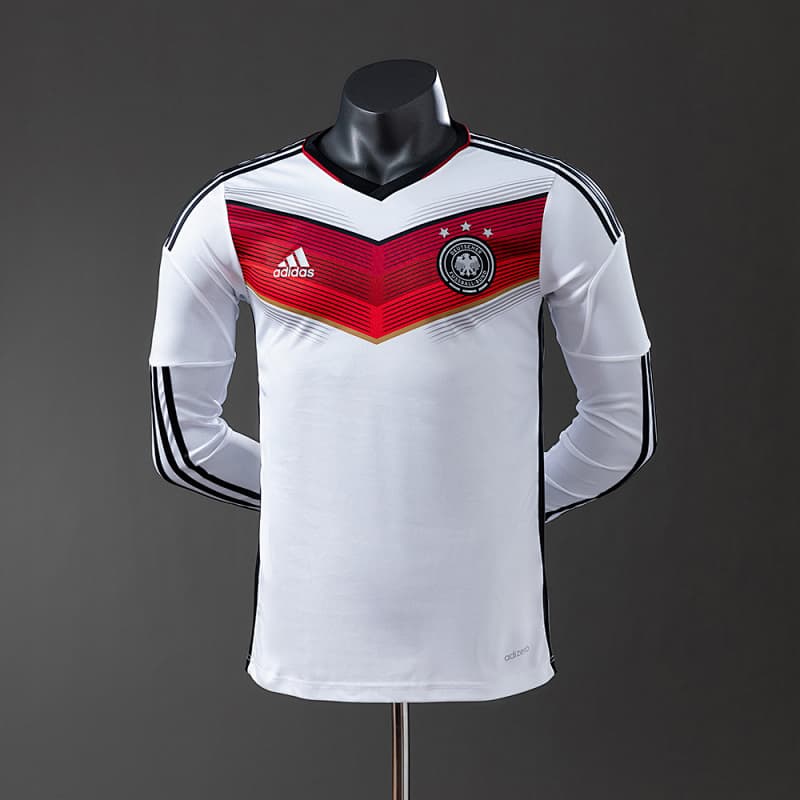 Germany Home Long Sleeve Jersey 2014 (Player Version)