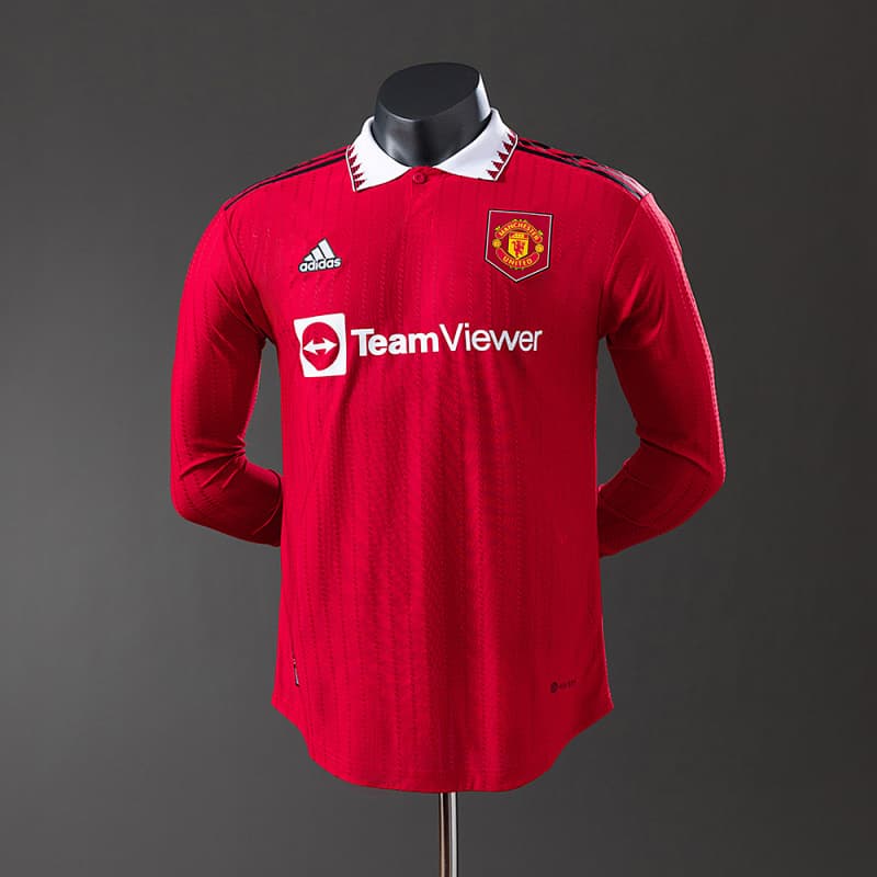 Manchester United Home Long Sleeve Jersey 2022/23 (Player Version)