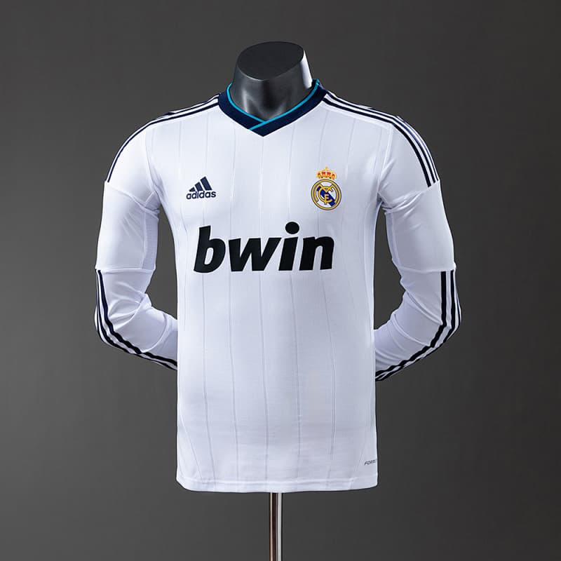 Real Madrid Home Long Sleeve Jersey 2012/13 (Player Version)