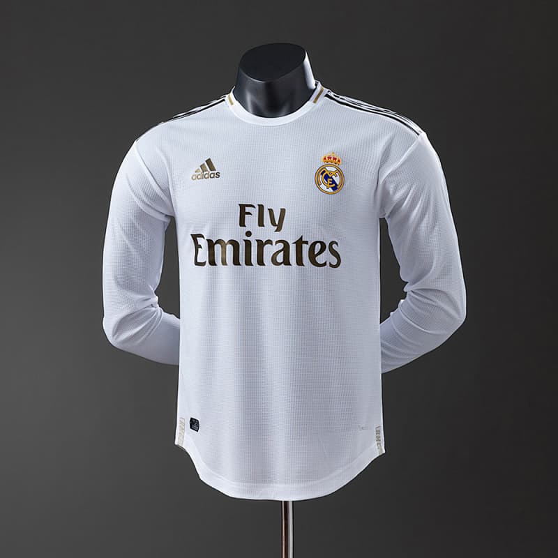 Real Madrid Home Long Sleeve Jersey 2019/20 (Player Version)