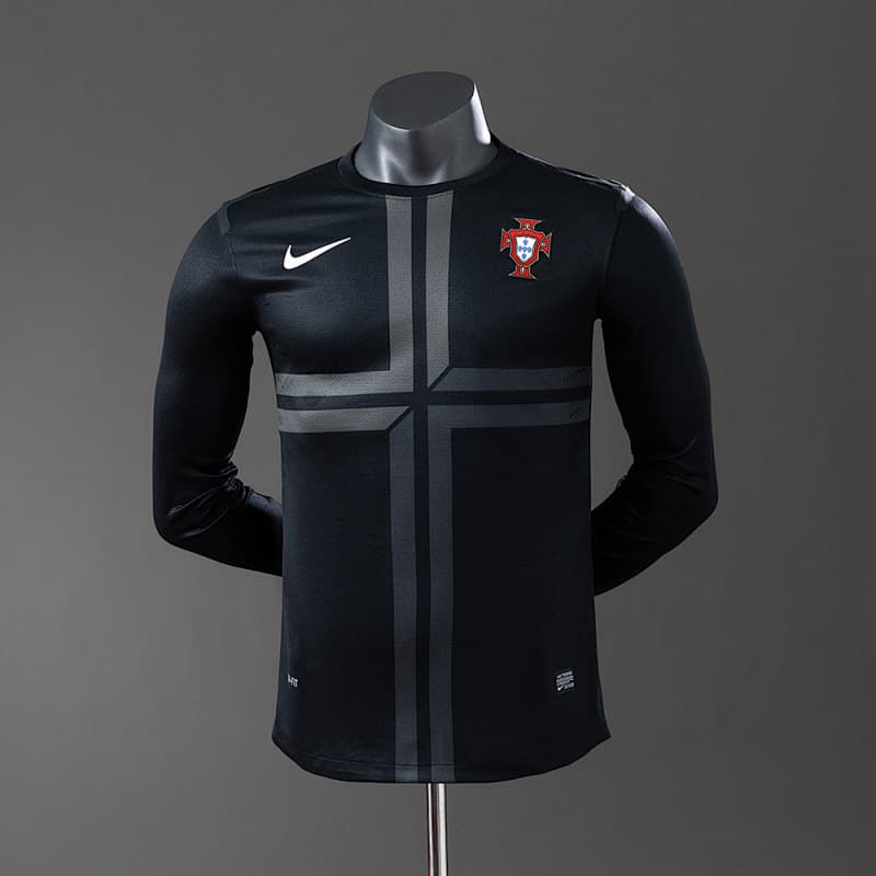 Portugal Away Long Sleeve Jersey 2013 (Player Version)