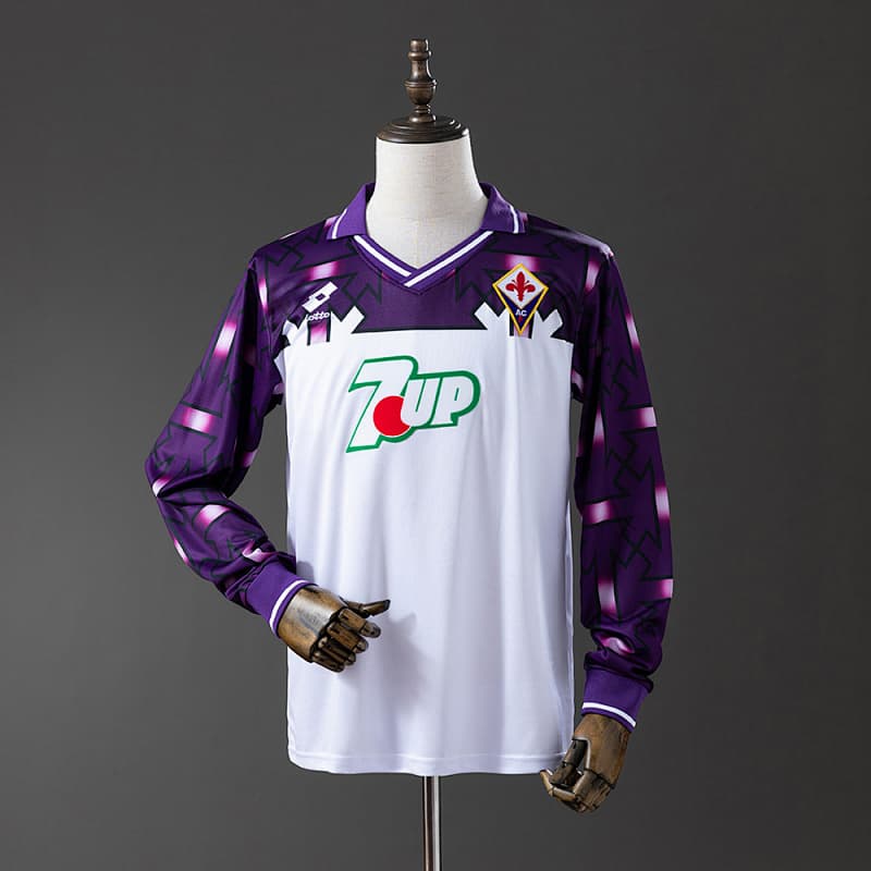 Fiorentina Away Long Sleeve Jersey 1992/93