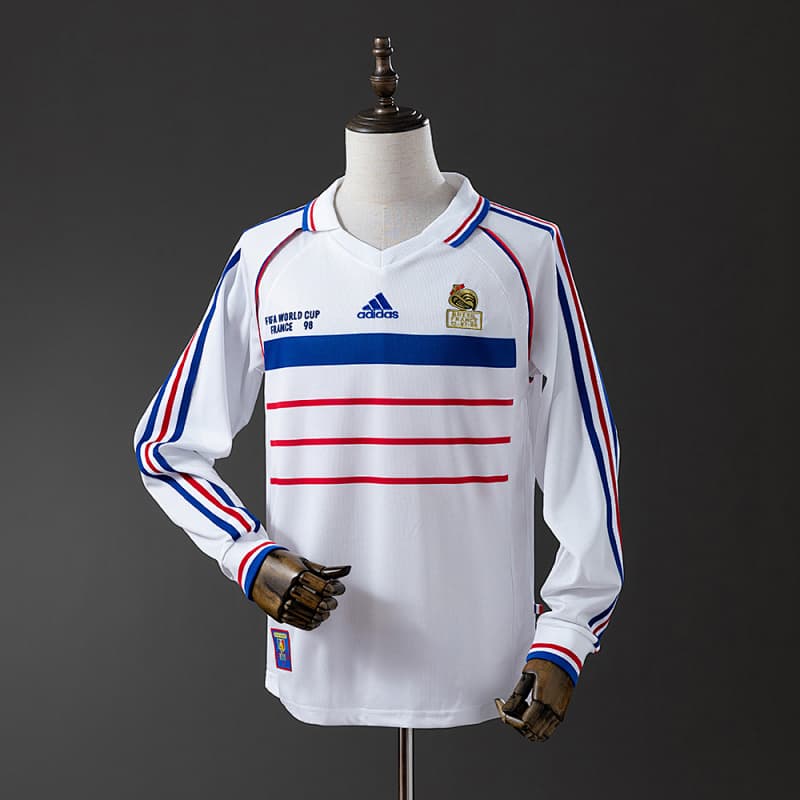 France Away Long Sleeve Jersey 1998