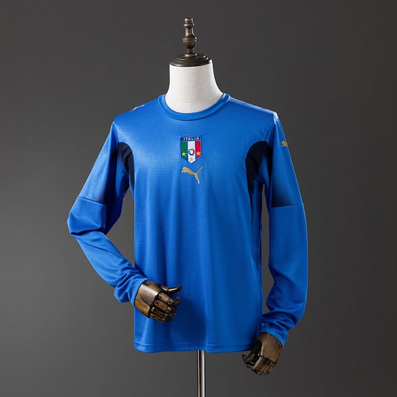 Italy Home Long Sleeve Jersey 2006