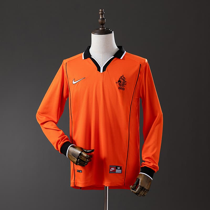 Netherlands Home Long Sleeve Jersey 1998