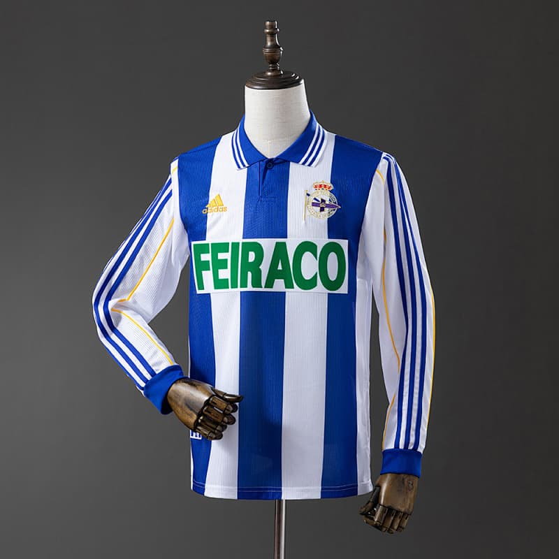 Deportivo La Coruna Home Long Sleeve Jersey 1999/00