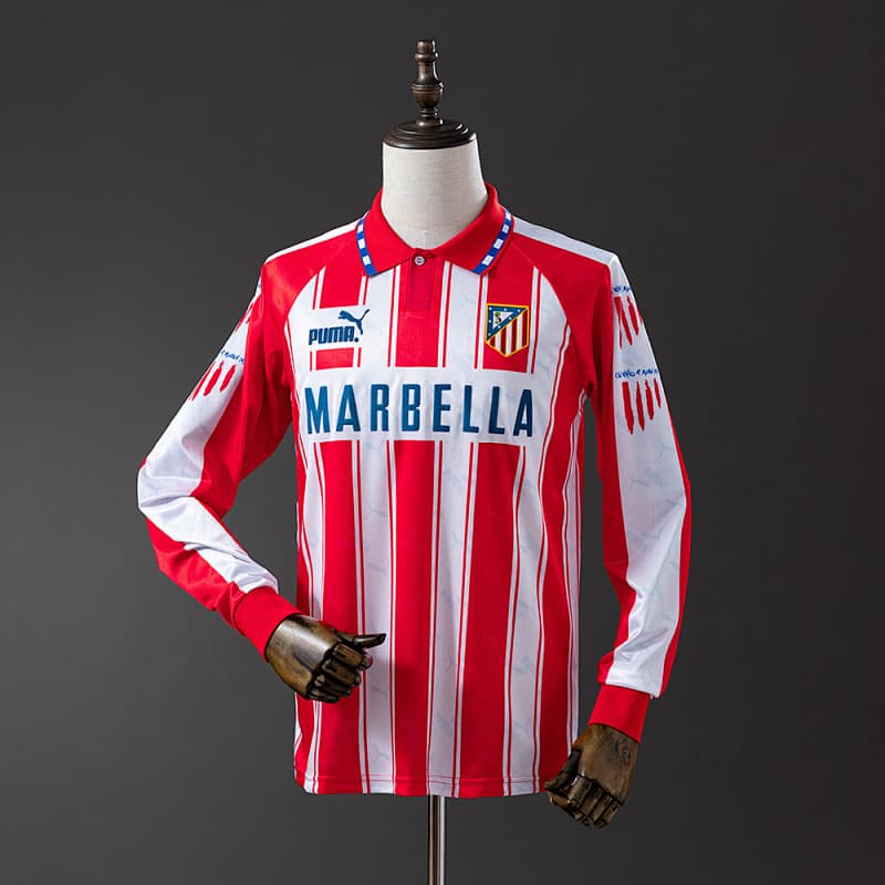 Atletico Madrid Home Long Sleeve Jersey 1994/95