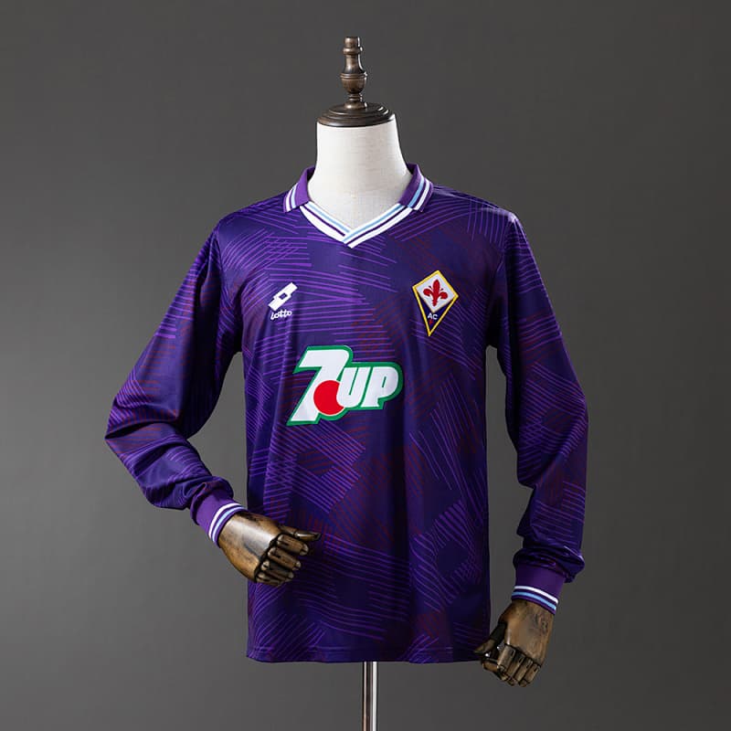 Fiorentina Home Long Sleeve Jersey 1992/93