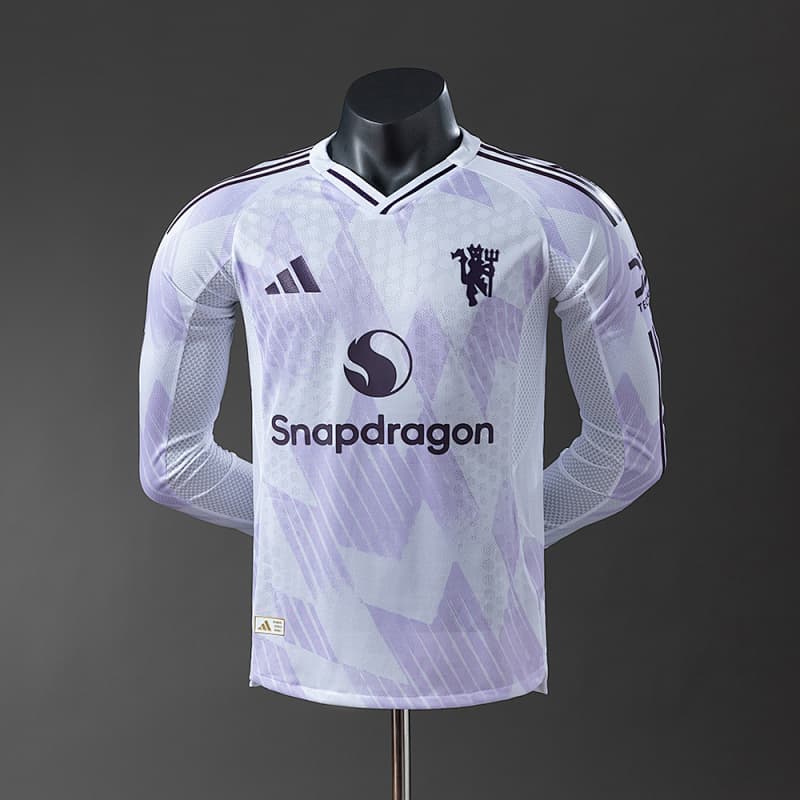 Manchester United Away Long Sleeve Jersey 2025/26 (Player Version)