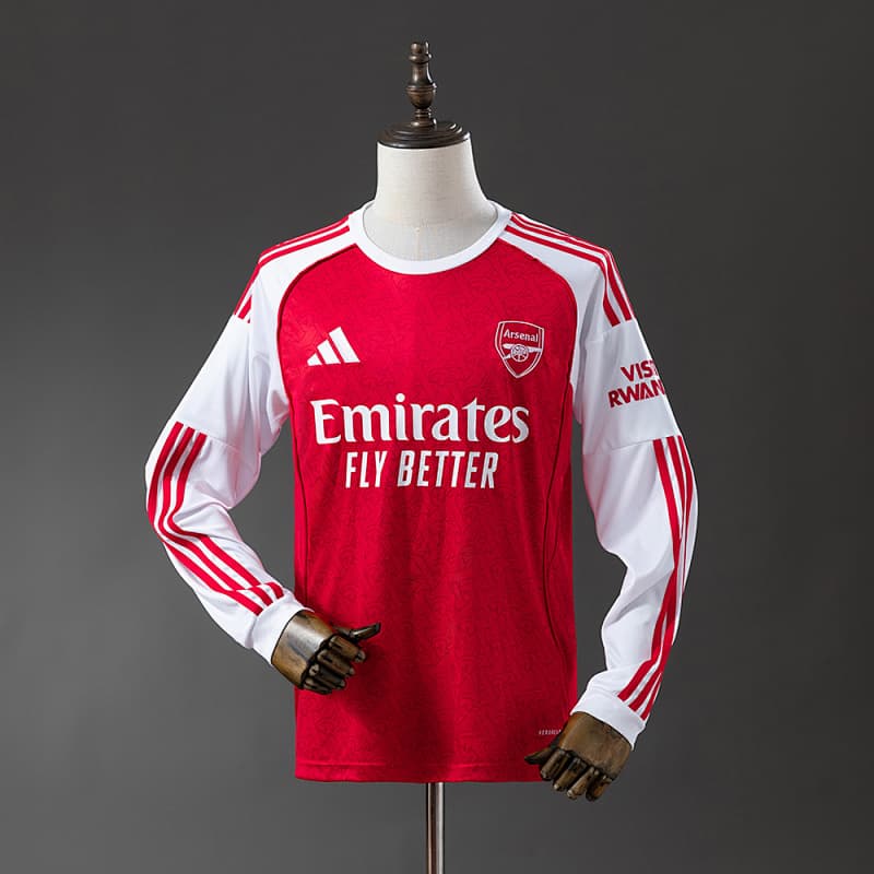 Arsenal Home Long Sleeve Jersey 2025/26