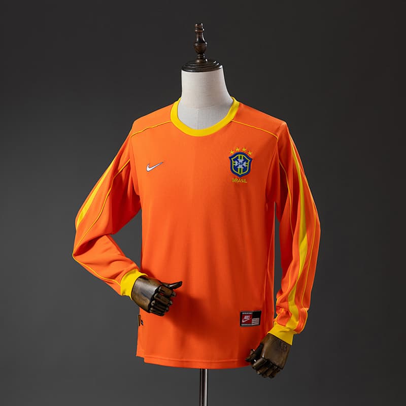 Brazil Goalkeeper Long Sleeve Jersey 1998