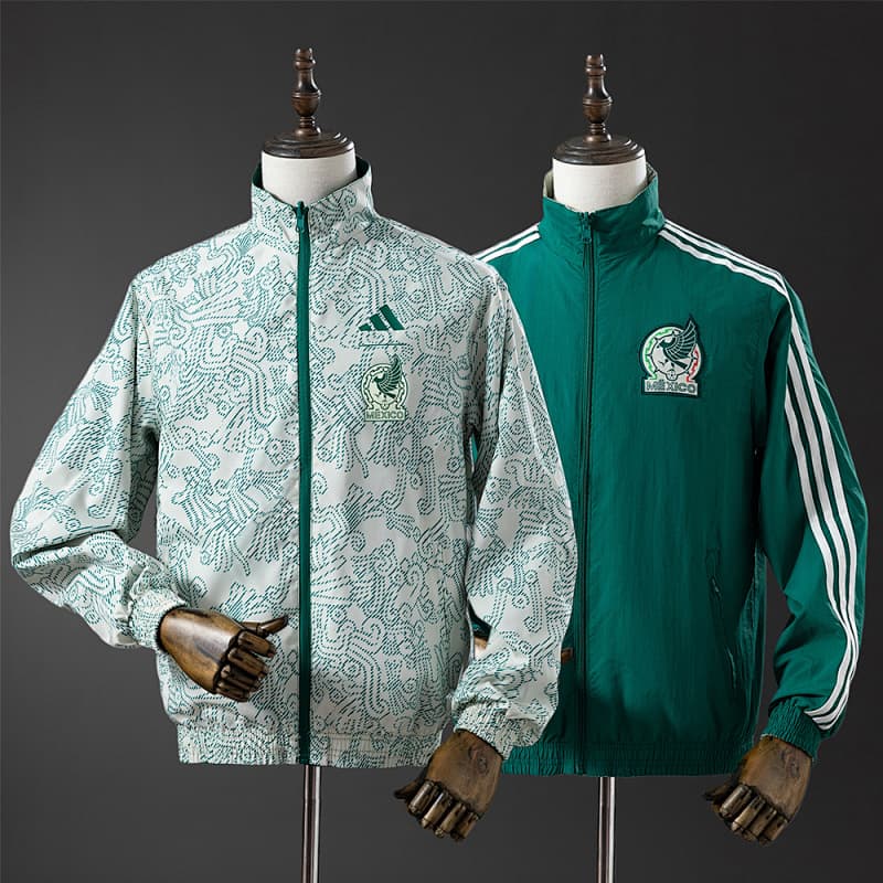 Mexico Reversible Jacket 2025 - Green/White