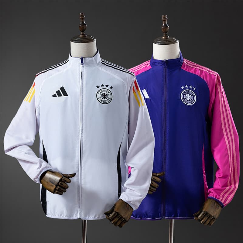 Germany Reversible Jacket 2025 - White/Blue/Pink