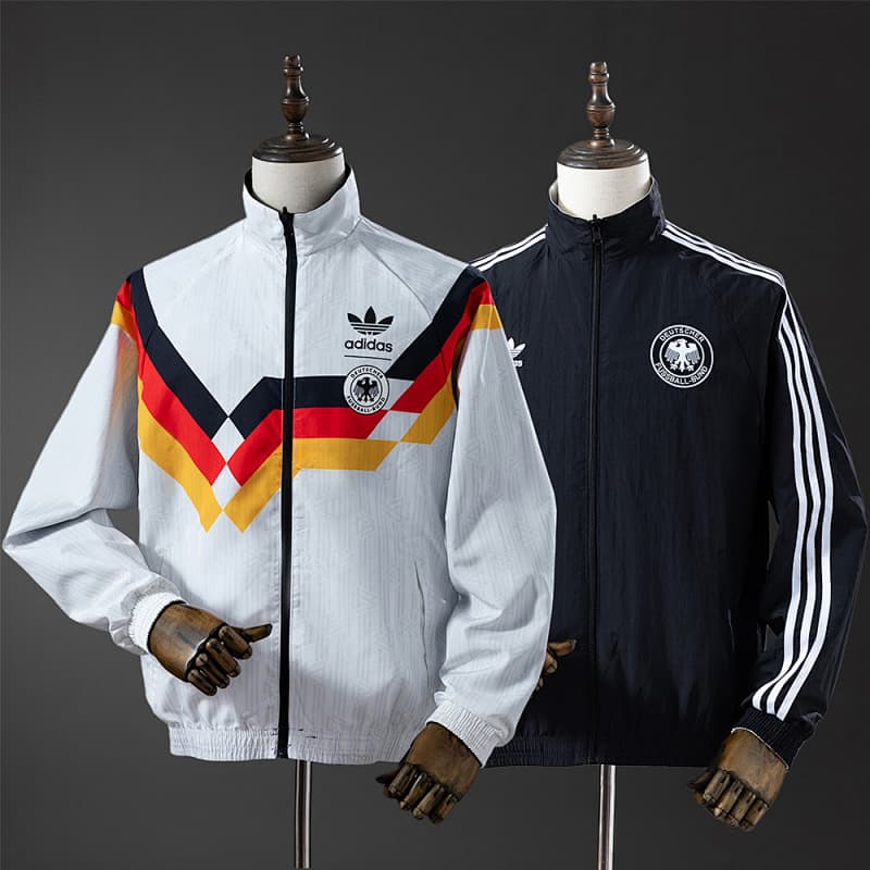 Germany Reversible Jacket 2025 - White/Black/Yellow/Red