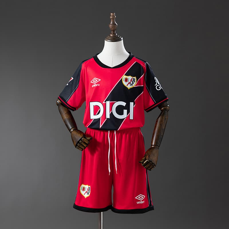 Rayo Vallecano Away Kids Kit 2025/26