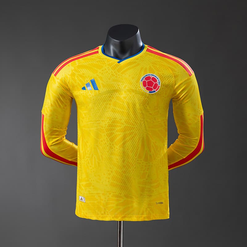 Colombia Home Long Sleeve Jersey 2026 (Player Version)