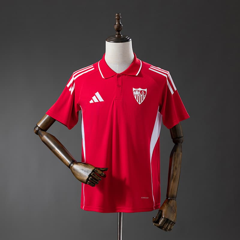Sevilla Polo 2025/26 - Red/White