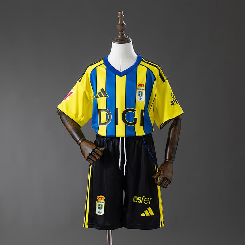 Real Oviedo Away Kids Kit 2025/26
