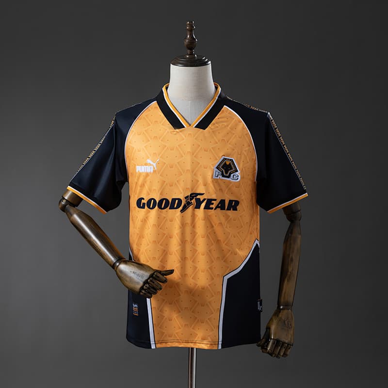 Wolverhampton Wanderers Home Retro Jersey 1996/98