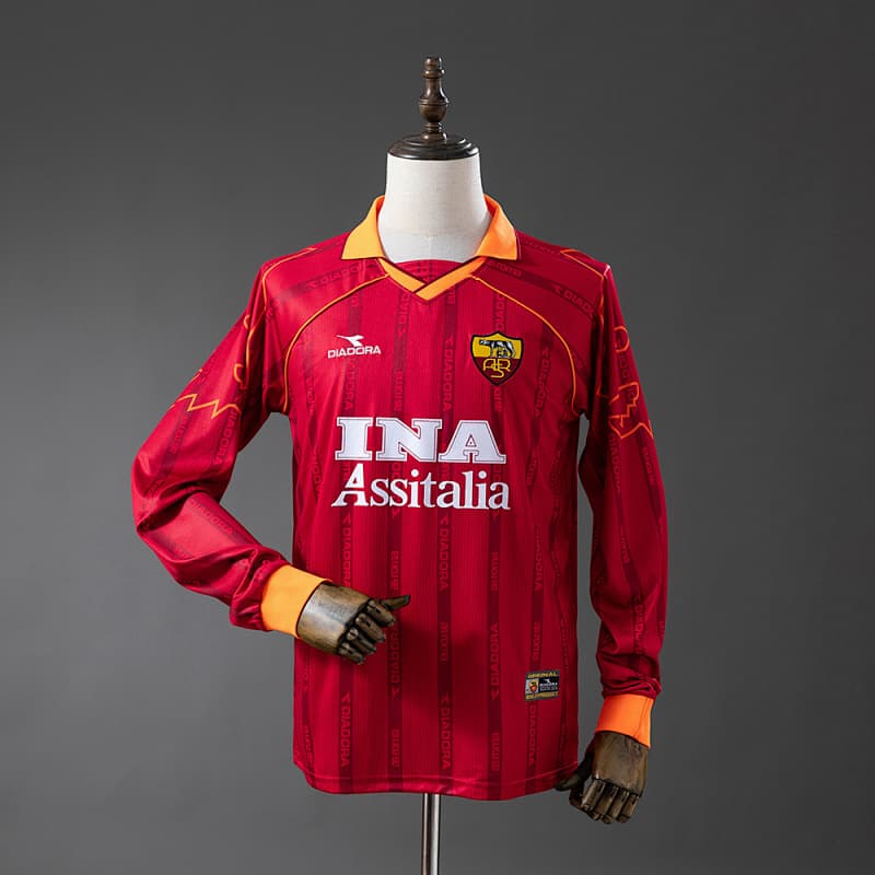 Roma Home Long Sleeve Jersey 1999/00
