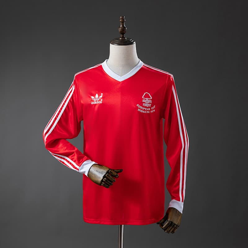 Nottingham Forest Home Long Sleeve Jersey 1977/80