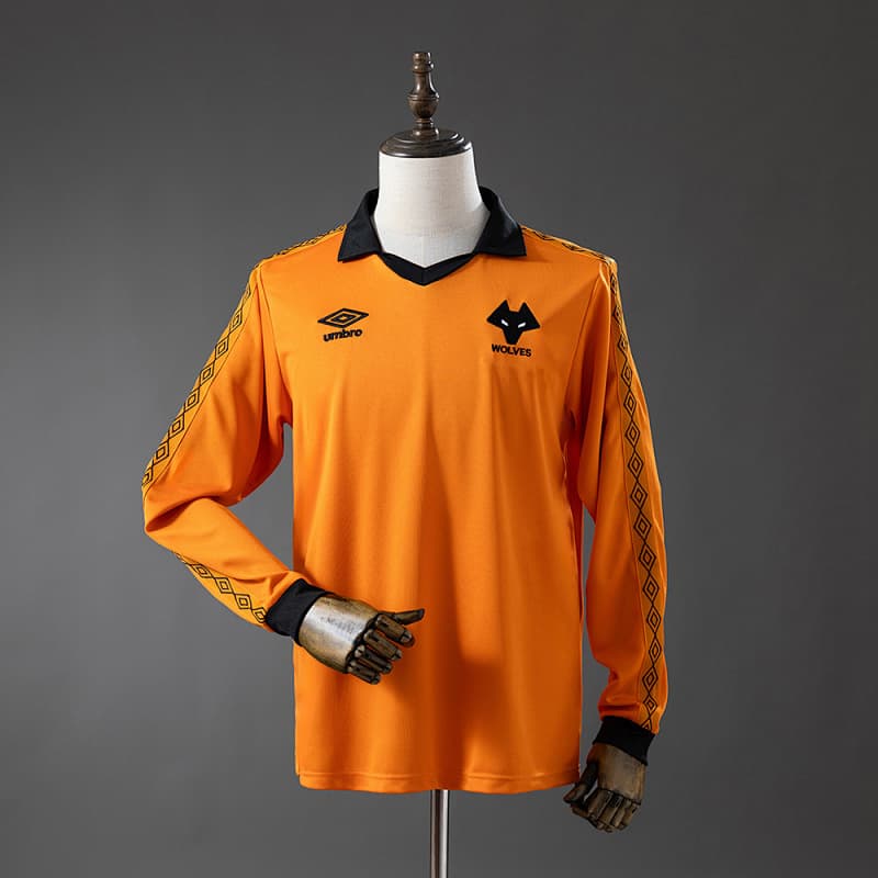 Wolverhampton Wanderers Home Long Sleeve Jersey 1980/81