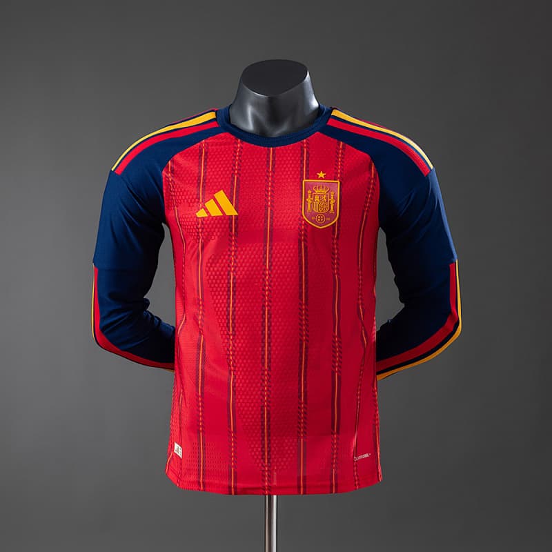 Spain Home Long Sleeve Jersey 2026 (Player Version)