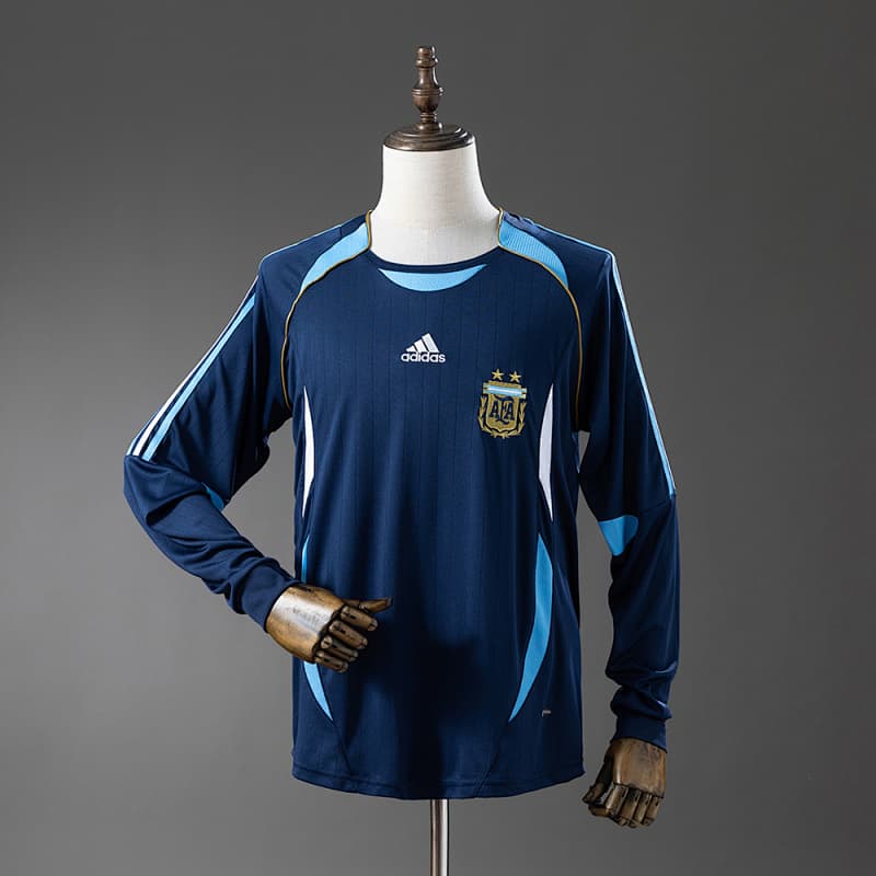 Argentina Away Long Sleeve Jersey 2006