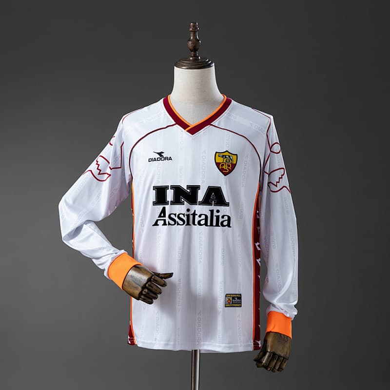 Roma Away Long Sleeve Jersey 1999/00