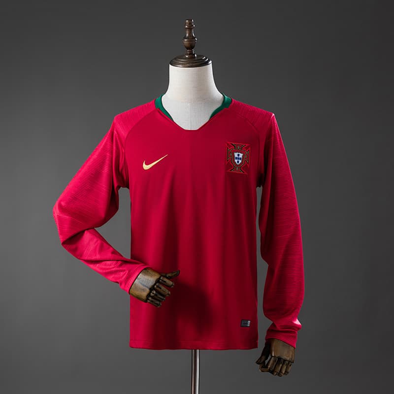 Portugal Home Long Sleeve Jersey 2018