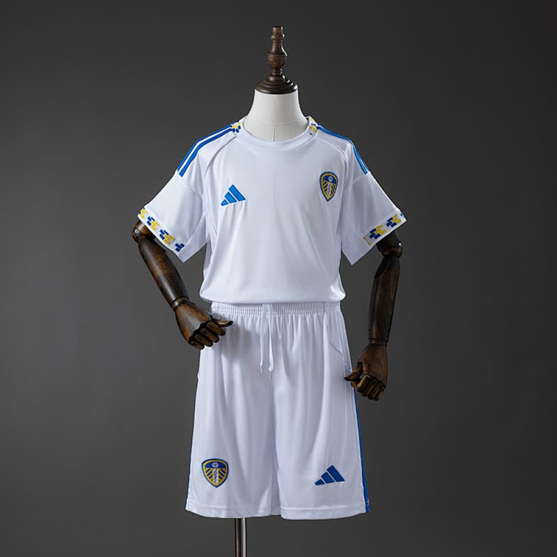Leeds United Home Kids Kit 2025/26