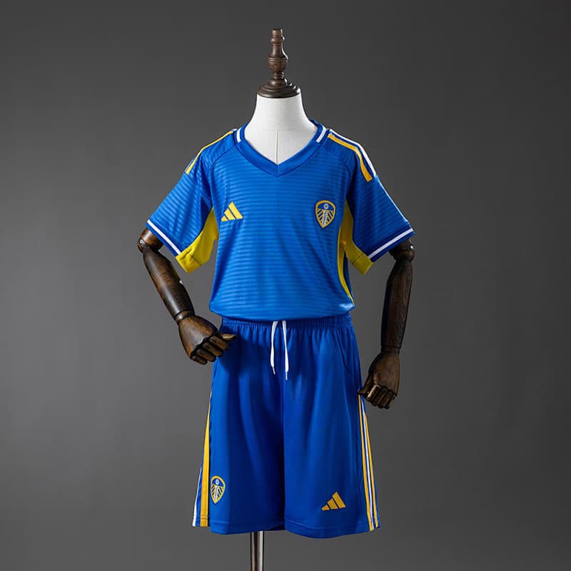 Leeds United Away Kids Kit 2025/26
