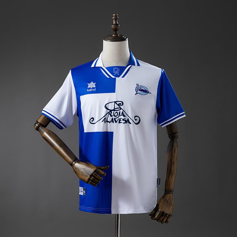 Deportivo Alavés Home Retro Jersey 2000/01