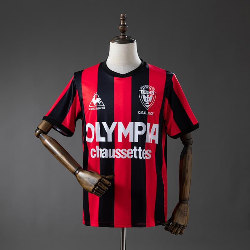 OGC Nice Home Retro Jersey 1977/78