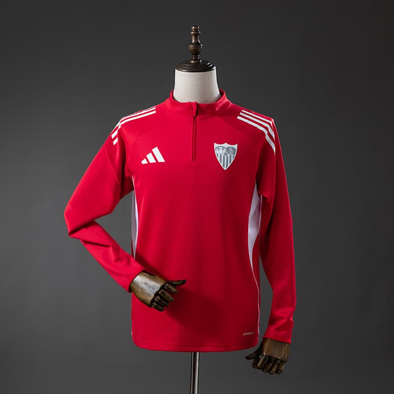Sevilla Training Jersey 2025/26 - Red/White