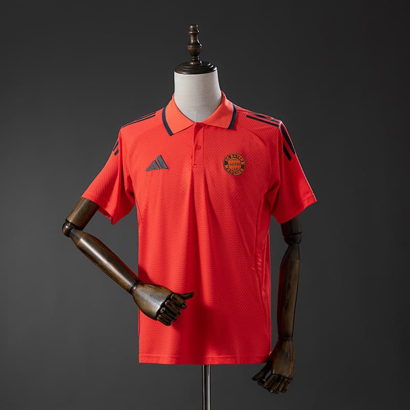 Bayern Munich Polo 2025/26 - Red/Black