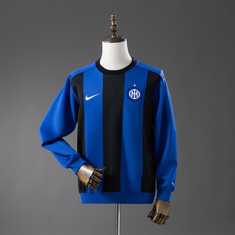 Inter Milan Long Sleeve Sweatshirt 2025/26 - Blue/Black