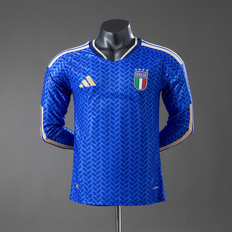 Italy Home Long Sleeve Jersey 2026 (Player Version)