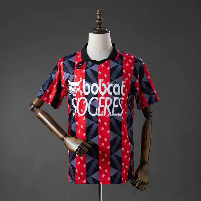 OGC Nice Home Retro Jersey 1993/94